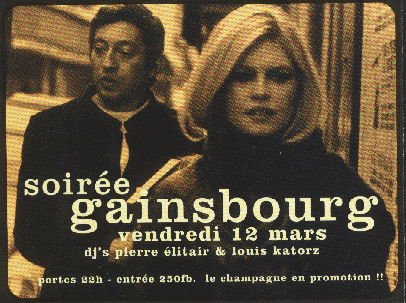 Gainsbourg Party New Pacific 1999