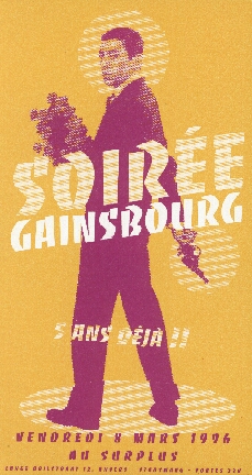 Gainsbourg Party Surplus 1996